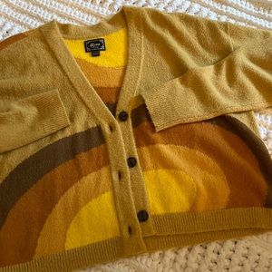 RVCA womens sunset cardigan size small